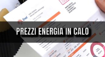 Prezzo dell’energia in calo? Gli italiani hanno speso 1000 euro in meno